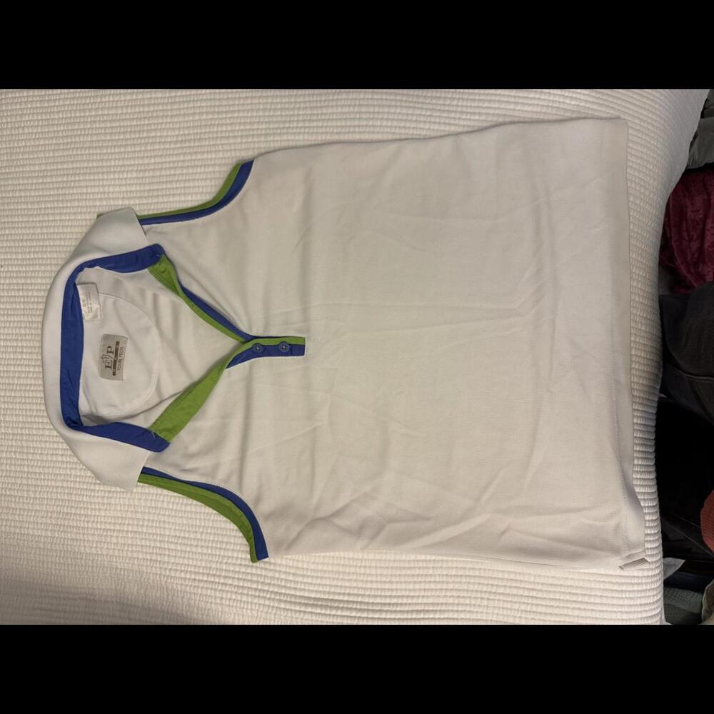 E/P Tour Tech Performance vintage Polo Sleeveles